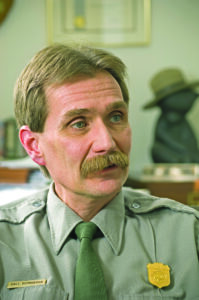 Great Smoky Mountains National Park Superintendent, Dale Ditmanson, announced plans to retire on Jan. 3, 2014 after 36 years with the National Park Service.  (NPS photo) 