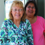 Deborah Jones (left), is shown with Tammy Bradley, Boys Club’s child care manager.   (CBC photos) 