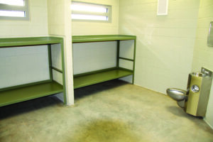 The jail itself is comprised of four pods with a 50 percent split of 4-bed (shown in photo) and 2-bed cells.
