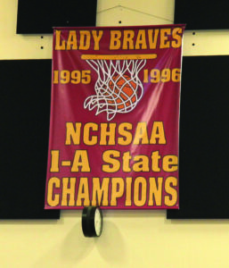 A new state championship banner was unveiled during the honoring on Tuesday. 