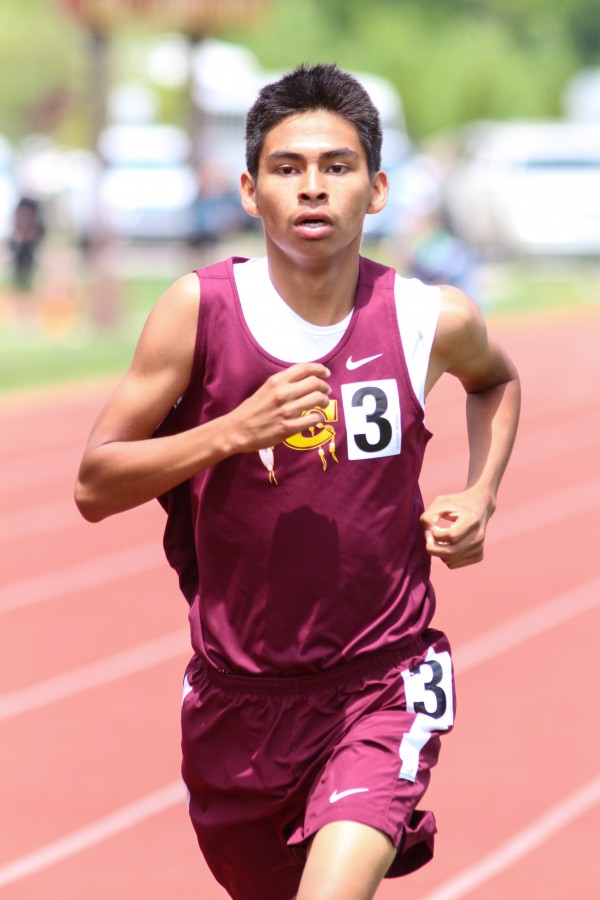 With a time of 4:47.14, Cherokee's Darius Lambert took second place in the boys 1600M run at the 1A West Regional Track & Field Championship held at Cherokee Central Schools on Saturday, May 14.  