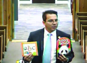 Vice Chief Richard G. Sneed tells about the benefits of reading to children as he discusses the Dolly Parton Imagination Library Program during a Budget Council session on Tuesday, Nov. 29. Legislation he submitted was passed unanimously, and the program will soon be available to EBCI children ages 0-5. (EBCI Livestream screenshot) 