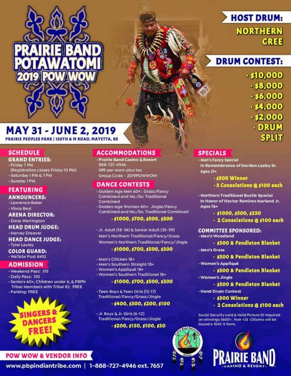 Pow Wows for May 31 June 2 The Cherokee One Feather