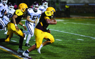 JV FOOTBALL: Braves finish season with victory over Maroon Devils