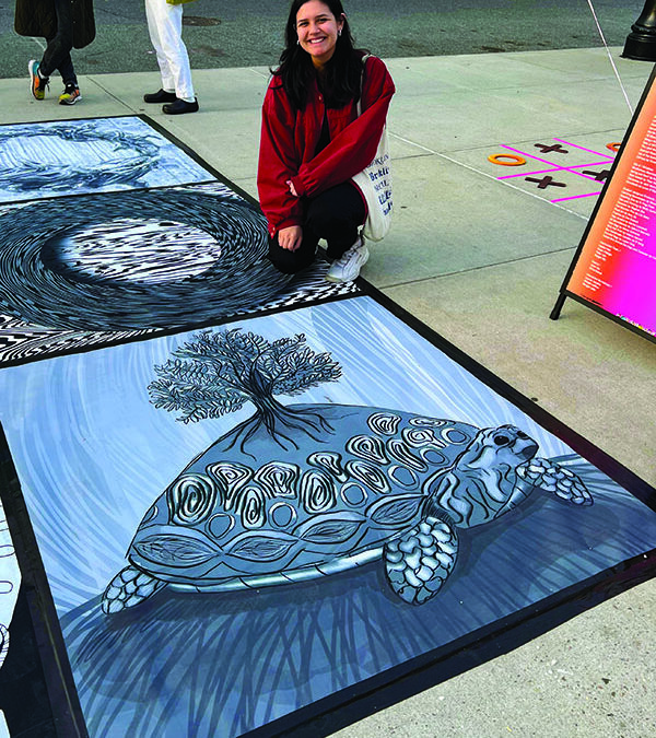 Tribal member shows art in Brooklyn