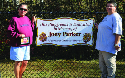 Joey Parker Memorial Playground dedicated