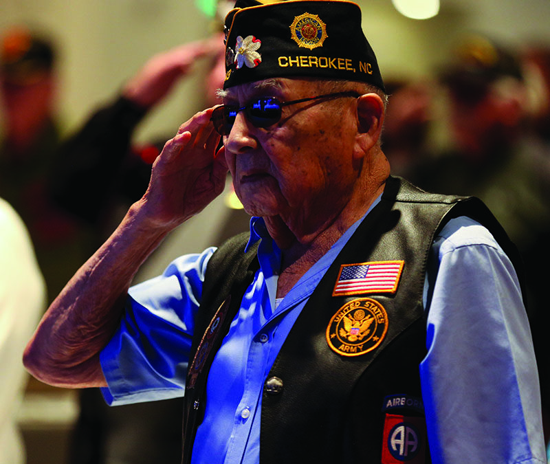 Post 143 hosts a Veteran’s Honoring Ceremony at Cherokee Indian Fair