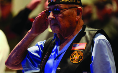 Post 143 hosts a Veteran’s Honoring Ceremony at Cherokee Indian Fair
