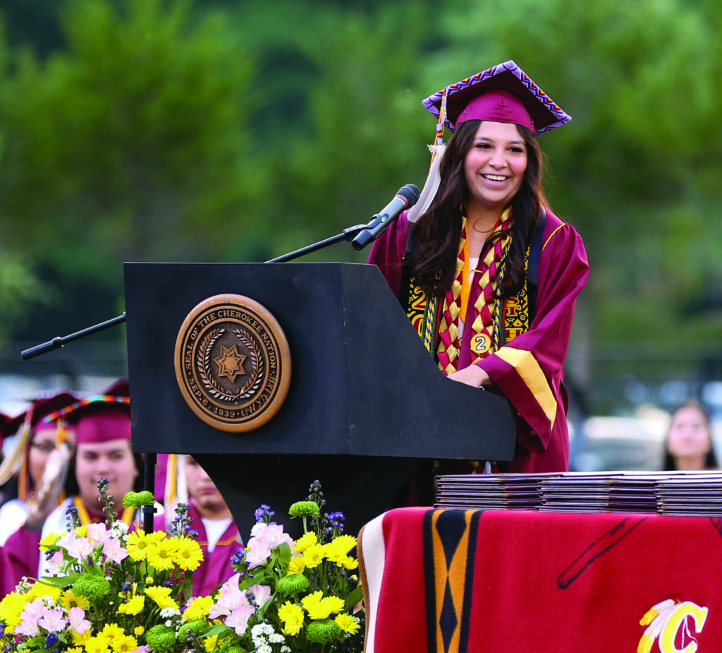 CHS graduates largest class in school history The Cherokee One Feather