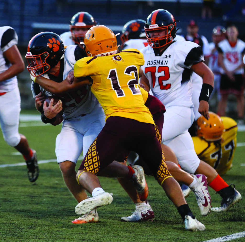 FOOTBALL Braves quintuple offensive output of Rosman in big home win