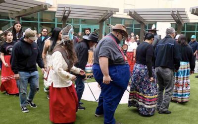 The fire is burning: Sacred Fire Courtyard dedicated at Cherokee Indian Hospital