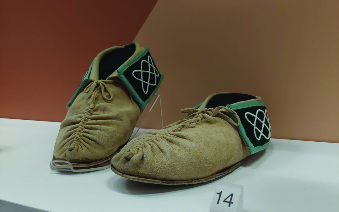 Modern Cherokee moccasins included in exhibit at Ulster Museum in Ireland