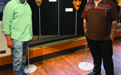EBCI members present on mask making at Western Carolina University