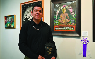 EBCI tribal member takes top honor at Trail of Tears Art Show