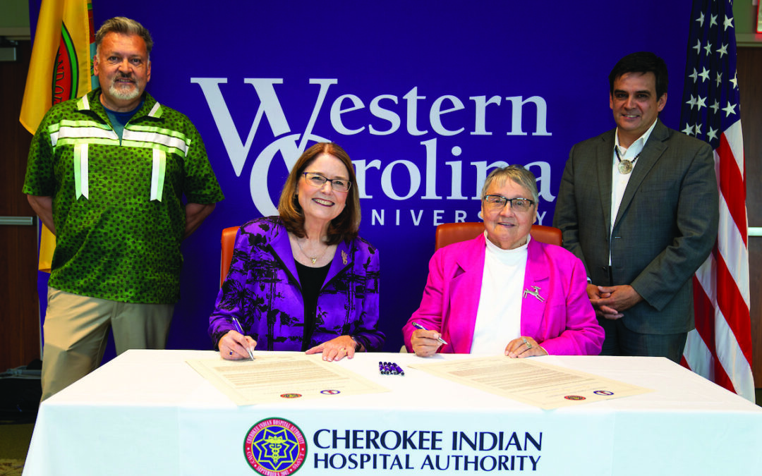 WCU, Cherokee Indian Hospital Authority sign agreement for McKee Clinic funding
