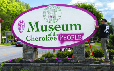 Museum of the Cherokee People made to remove sign