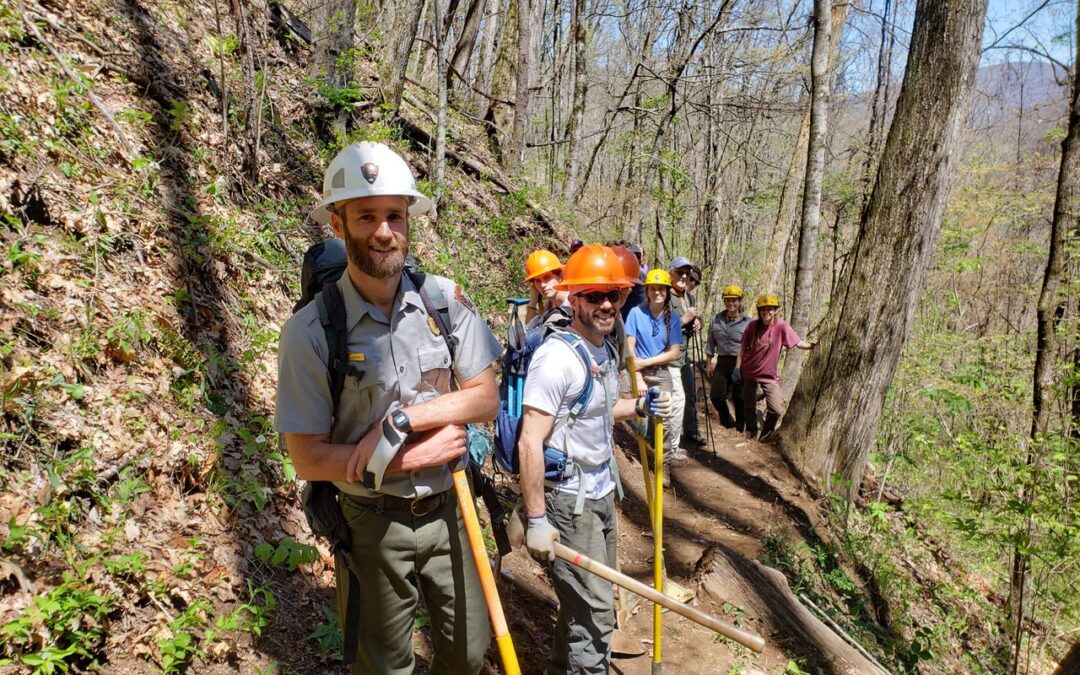 NPS recruiting trail crew volunteers, campground hosts and Kuwohi (Clingman’s Dome) rovers