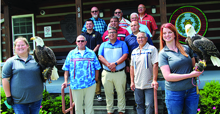 Cherokee Veterans introduce bald eagles to Dinilawigi