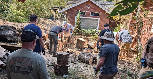 LETTER: A heartfelt thank you to the CIPD volunteering in the storm clean up in AVL