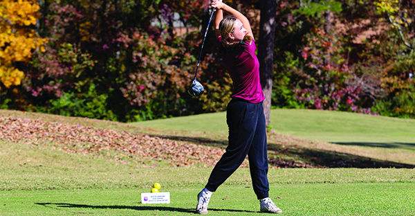 Lady Braves golfer Paytyn Barker makes history