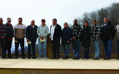 Groundbreaking held for Soco Falls Trailhead improvements project