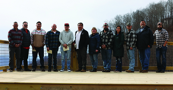 Groundbreaking held for Soco Falls Trailhead improvements project