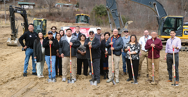 Tribe breaks ground on new housing development in Wayohi