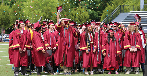 “The past shaped us”: CHS Class of 2025 graduates most ever with 100