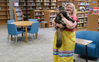 Tribal member writes first book in a series on Angelina the Adventure Cat