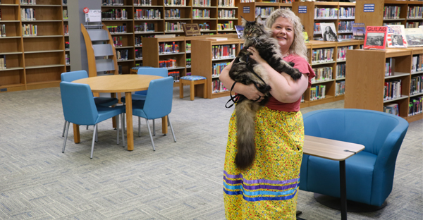 Tribal member writes first book in a series on Angelina the Adventure Cat
