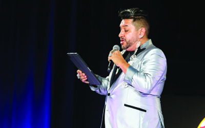 THE GOOD STUFF: Yona Wade serves, represents with style