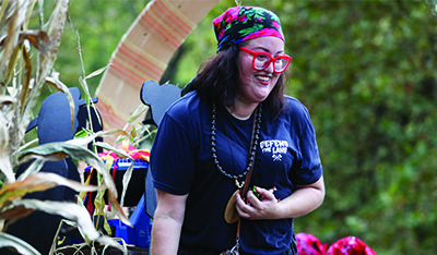 THE GOOD STUFF: Elvia Walkingstick brings a fire to Cherokee language and culture