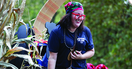 THE GOOD STUFF: Elvia Walkingstick brings a fire to Cherokee language and culture