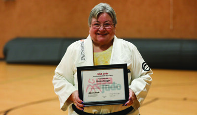 Shirley Reagan receives USA Judo National Referee certification