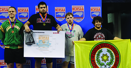 EBCI wrestlers compete at State; Cherokee High School tallies two State placers