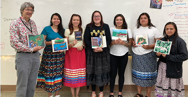 THE GOOD STUFF: Dr. Hartwell Francis is positively dedicated to the Cherokee language