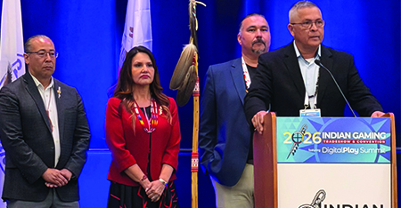 Ugvwiyuhi (Principal Chief) Hicks elected treasurer of the Indian Gaming Association