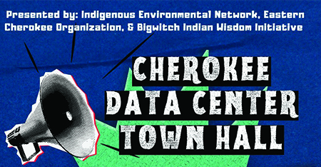 Eastern Cherokee Organization is hosting a Data Center Town Hall
