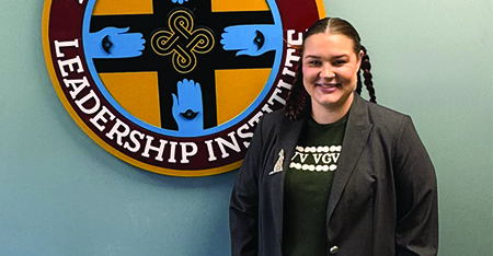 Faith Long-Presley becomes first to graduate from all four Ray Kinsland Leadership Institute Programs