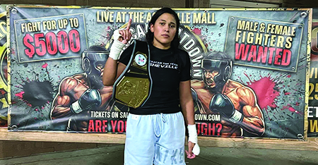 Kayleigh Wolfe is driven to succeed in MMA