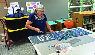 A Day in the Makerspace: Bernice Bottchenbaugh’s chemise class at Qualla Boundary Public Library