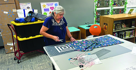 A Day in the Makerspace: Bernice Bottchenbaugh’s chemise class at Qualla Boundary Public Library