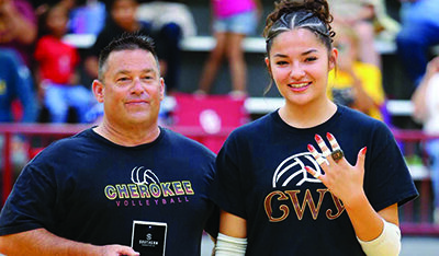 Ring Ceremony held for 1A/2A Indoor Track State Champion Joscelyn Stamper