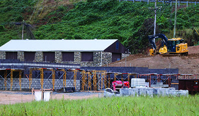 Work is progressing nicely at Cherokee Cultural Grounds