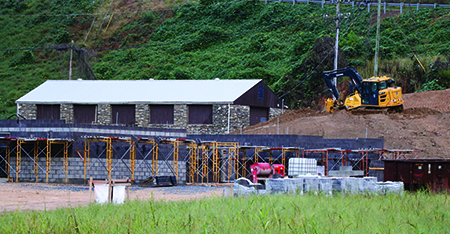 Work is progressing nicely at Cherokee Cultural Grounds